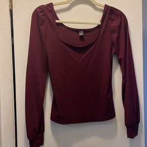 Maroon long sleeve